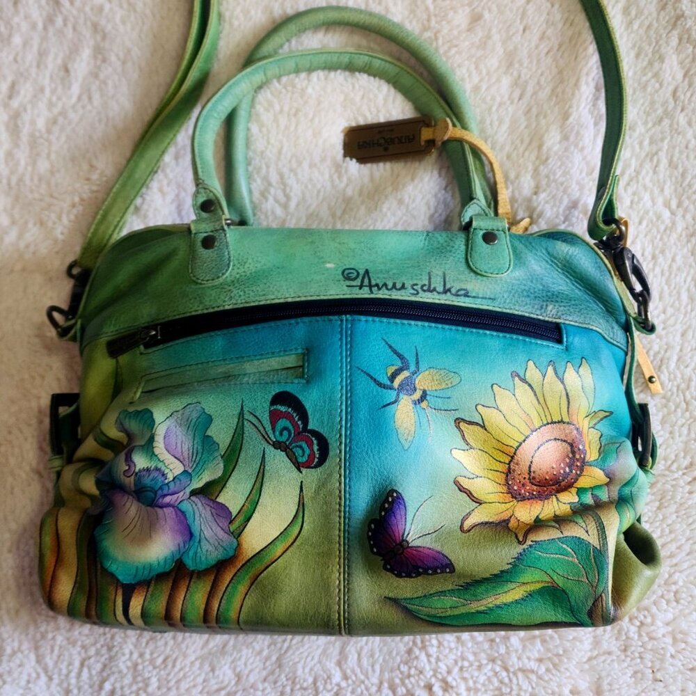 Anuschka Hand Painted Purse Bag